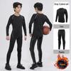 Kids & Adults Quick-Dry Sports Suit: Long Sleeve Tights for Football, Basketball, Fitness