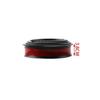 Universal Black Carbonfiber Fender Flare Car Wheel Eyebrow Rubber Protector Strip Guard Wheel-arch Trim Arch Extender Decoration