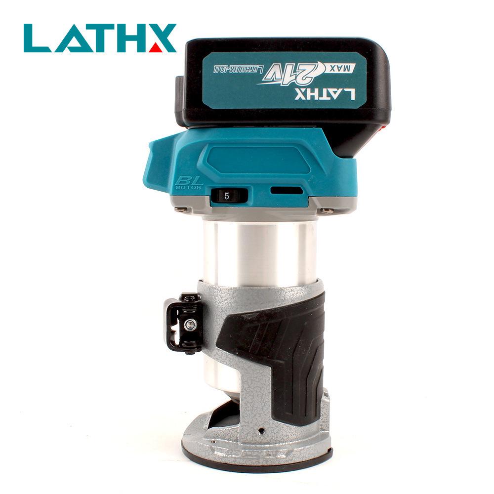 Makita-Style Brushless Electric Trimmer & Engraver with Lithium Battery and Aluminum Base
