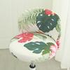 Universal Arc-shaped Chair Cover Cushion Backrest Computer Office Negotiation Meeting Seat Cover Milk Tea Shop Chair Stool