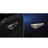 2Pcs Carbon Fiber Leaf Board Panel Cover Decoration Trim For Tesla Model X
