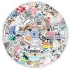 100 Cross-Border Veterinary Doodle Stickers: Personalized Creative Decor for Phone Cases & Skateboards, Waterproof