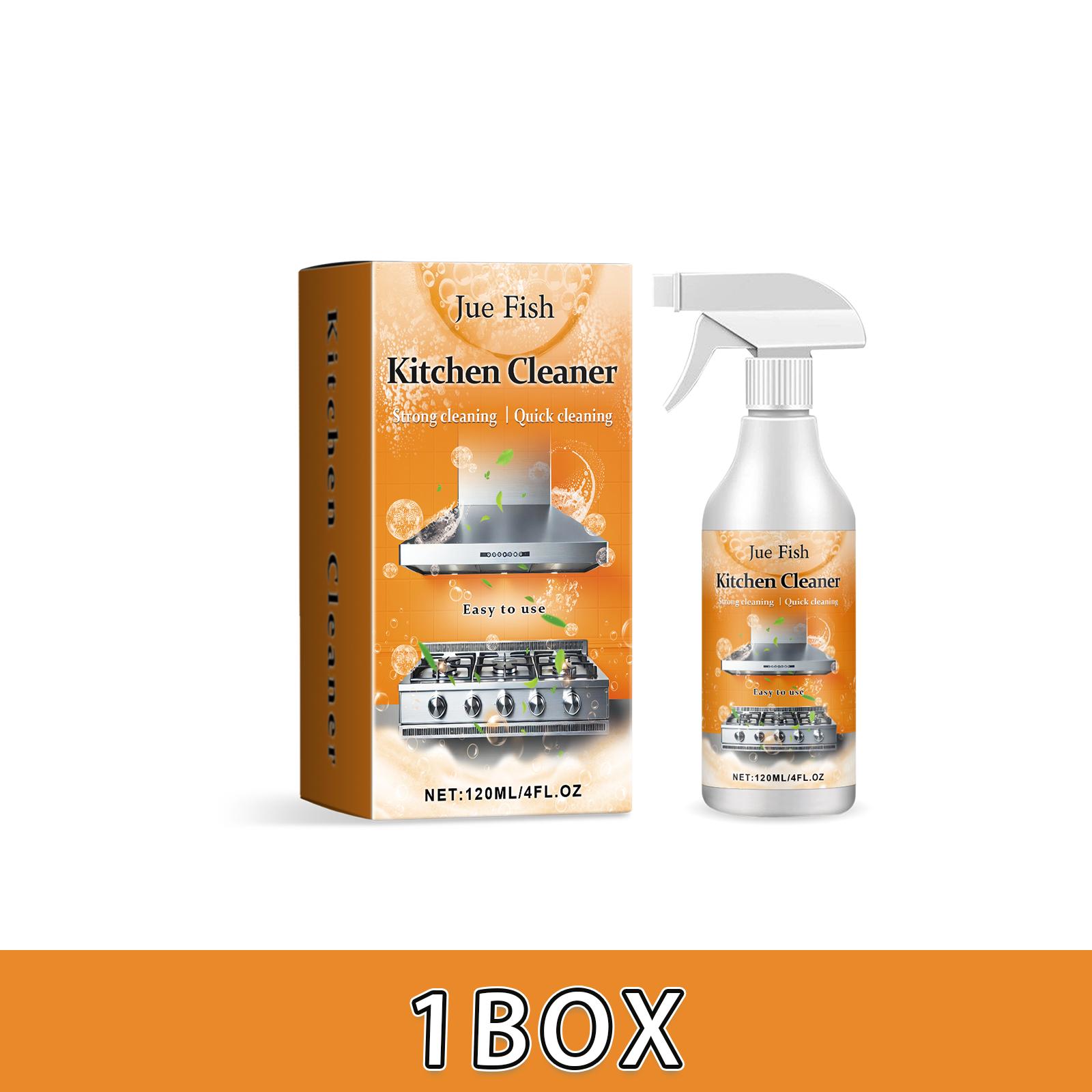 

120ML Multi-Purpose Kitchen Foam Cleaner Powerful Grease And Oil Remover Hob And Oven Degreaser No-Rinse Foam Cleaner 1pcs