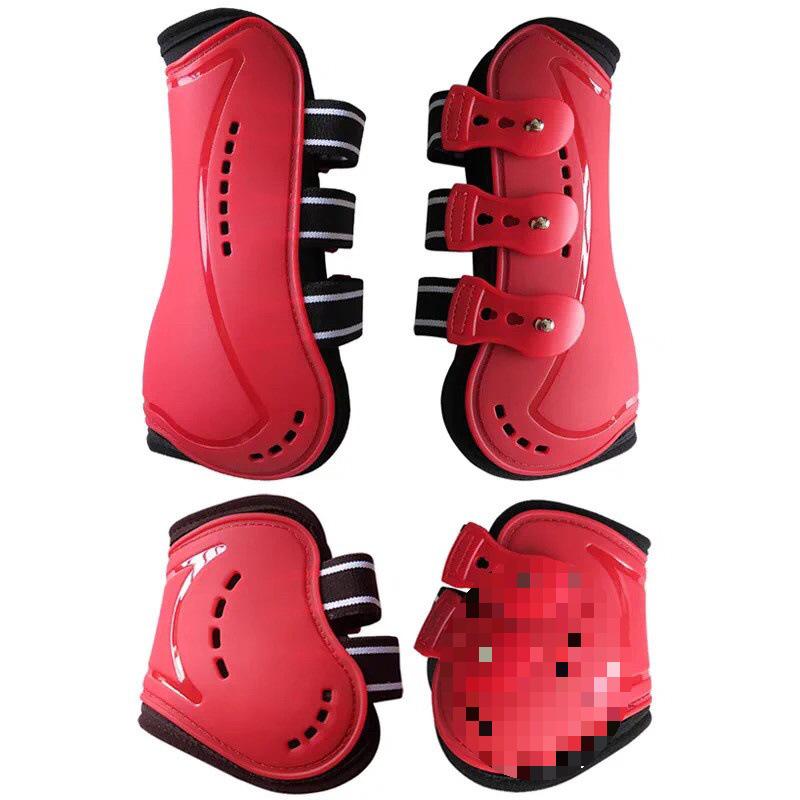 Breathable Equestrian Show Jumping Leg Wraps with Sweat-Wicking Hoof Protection