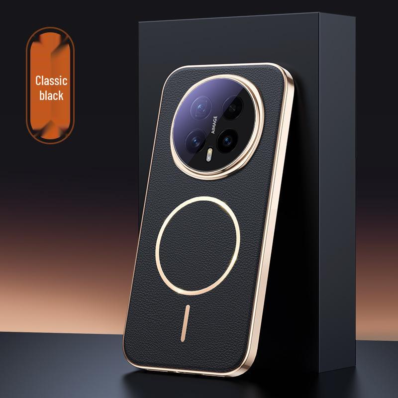 Kompatible Honor Magic8/Magic8 Pro Magnetische Adsorptions-Handyhülle mit Linsenfolie für Geschäftsleute