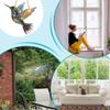 Bunter Kolibri Anhänger Acryl Fensterhänger Vögel Windspiele Garten Sonnenfänger Handwerk Vogelabwehr Dekoration