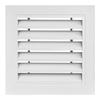 Fixed Aluminum Louver Vent Grille Cover for AC Air Outlet and Animal Resistant Ventilation 300x300mm 350x350mm