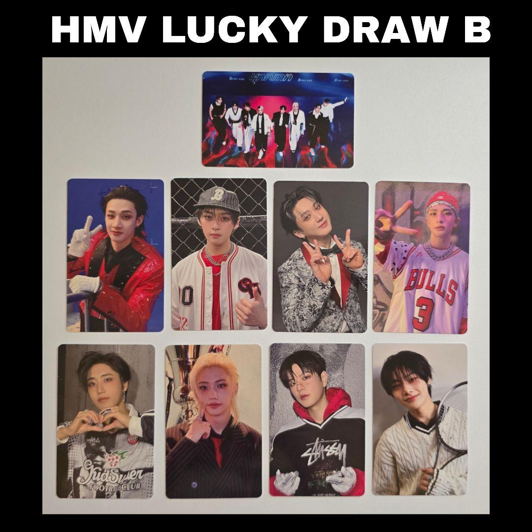 

[USED] straykids KARMA HMV Lucky Drop Bonus B 8-piece set