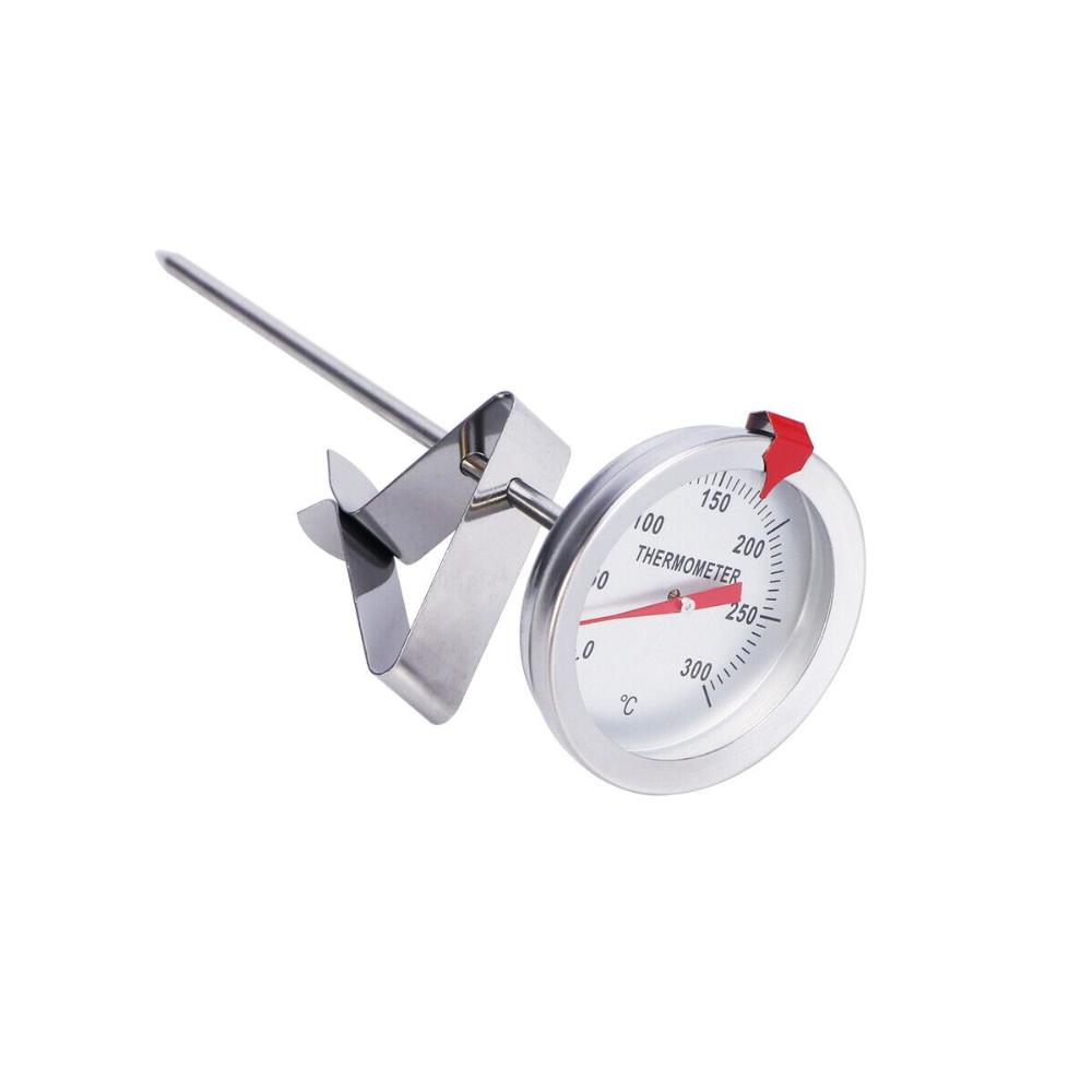 Deep Frying Turkey BBQ Stainless Steel Stem Temperature Gauge Food Thermometer With Instant Read
