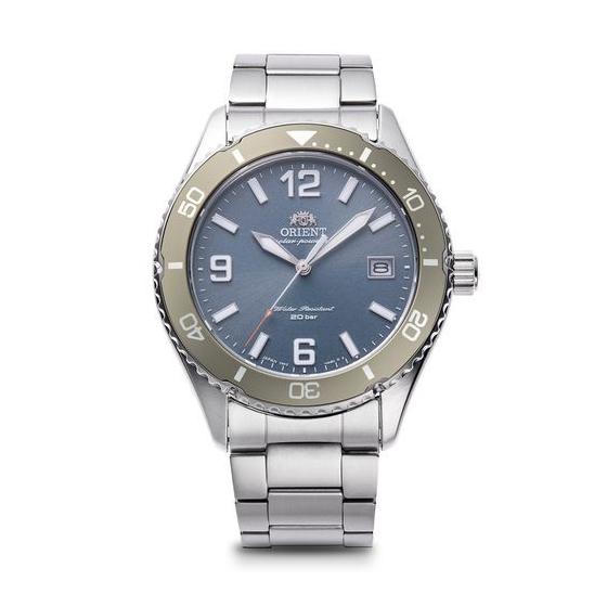 ORIENT RN-WJ0002L Orient Mako 40 Quartz Solar Powered Watch Genuine Domestic Product