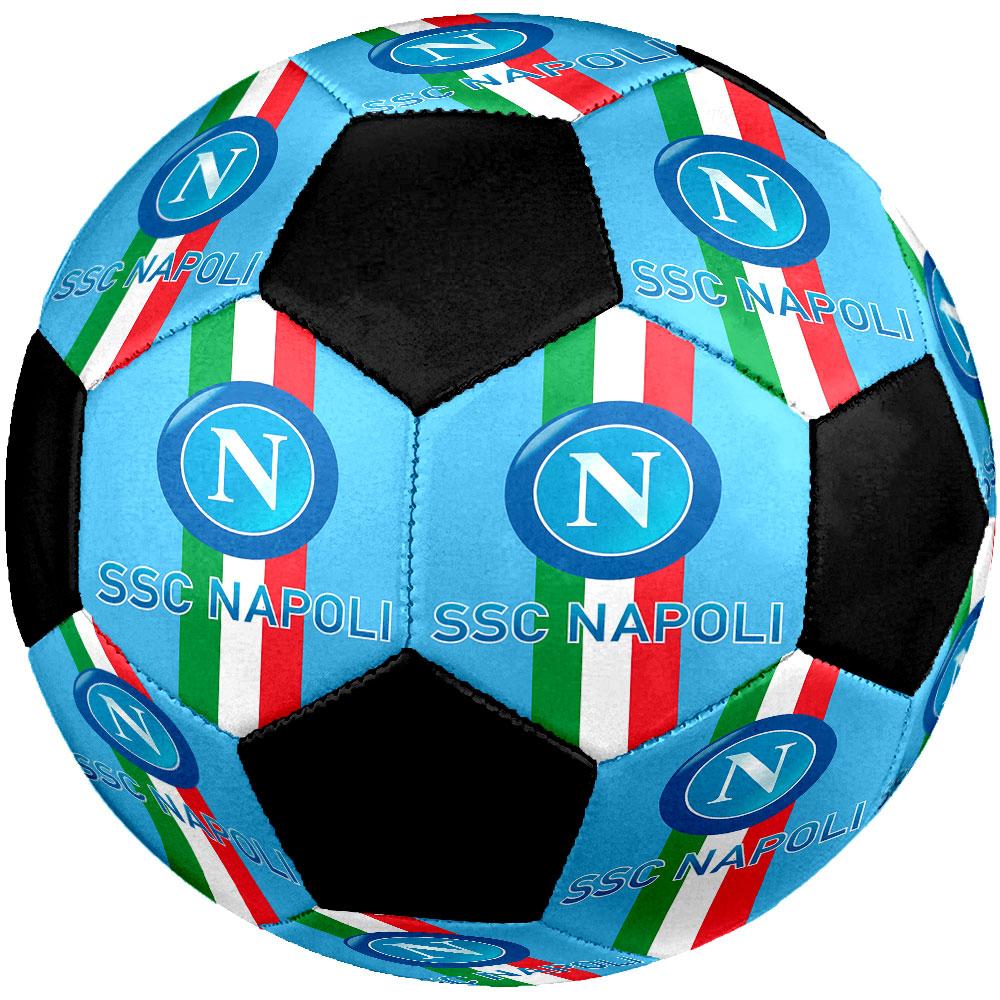 1 pz Pallone da Calcio SSC Napoli Taglia 5 Pallone da Calcetto Indoor alla Moda Colorato Gioco per il Cortile - Ottimo Regalo per i Fan dello Sport HE111