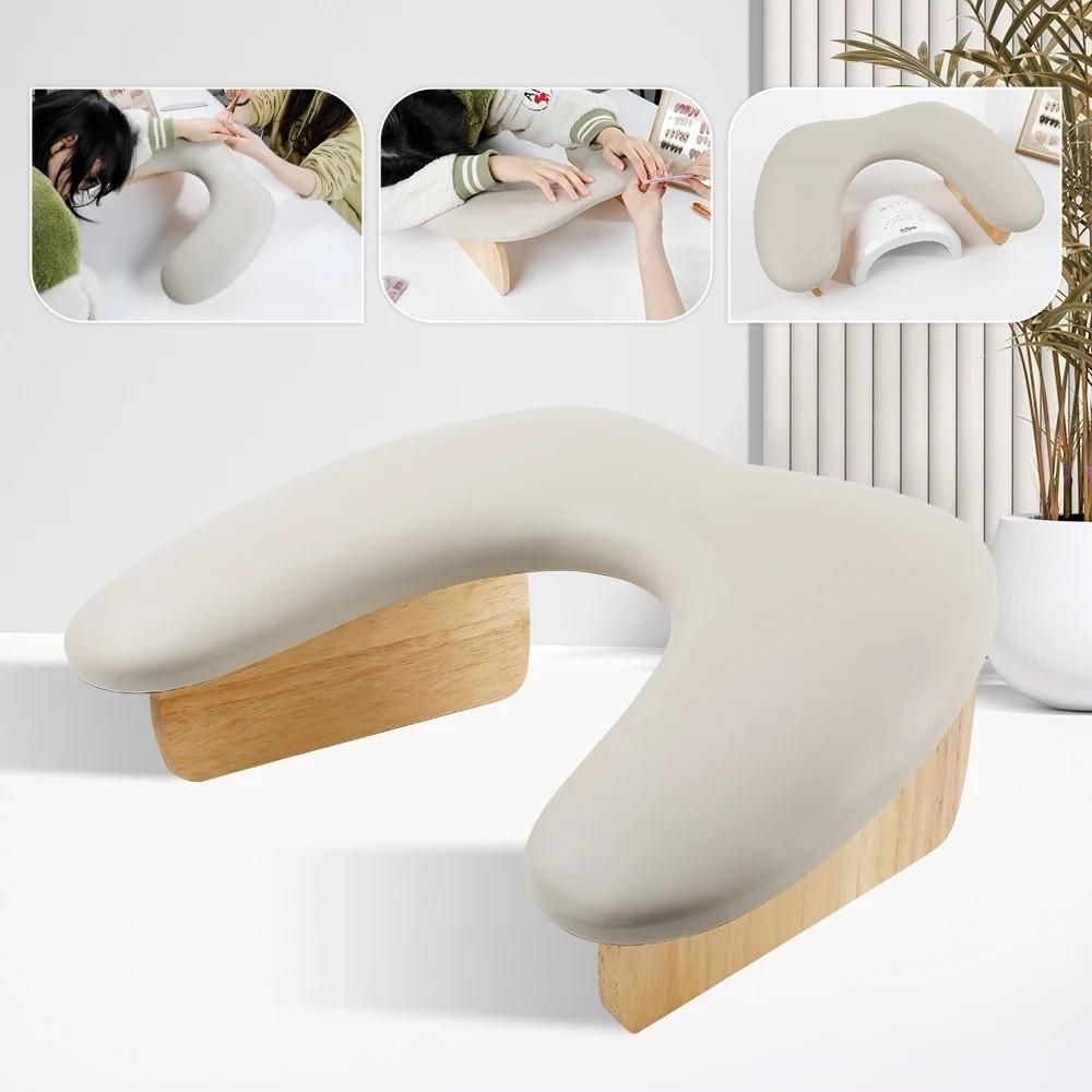 Foldable Manicure Hand Pillow PU Leather Ergonomic Nail Pillow New Nail Arm Rest