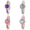 Trendy Fashion Womens Watch Alloy Band World Time Function Collection Supplies