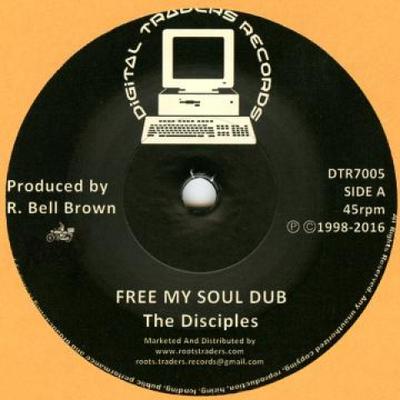 7inch Record DISCIPLES - Free My Soul Dub / Free My Soul Dub DTR7005 Digital Traders 1998 UK Reggae, Ska & Dub