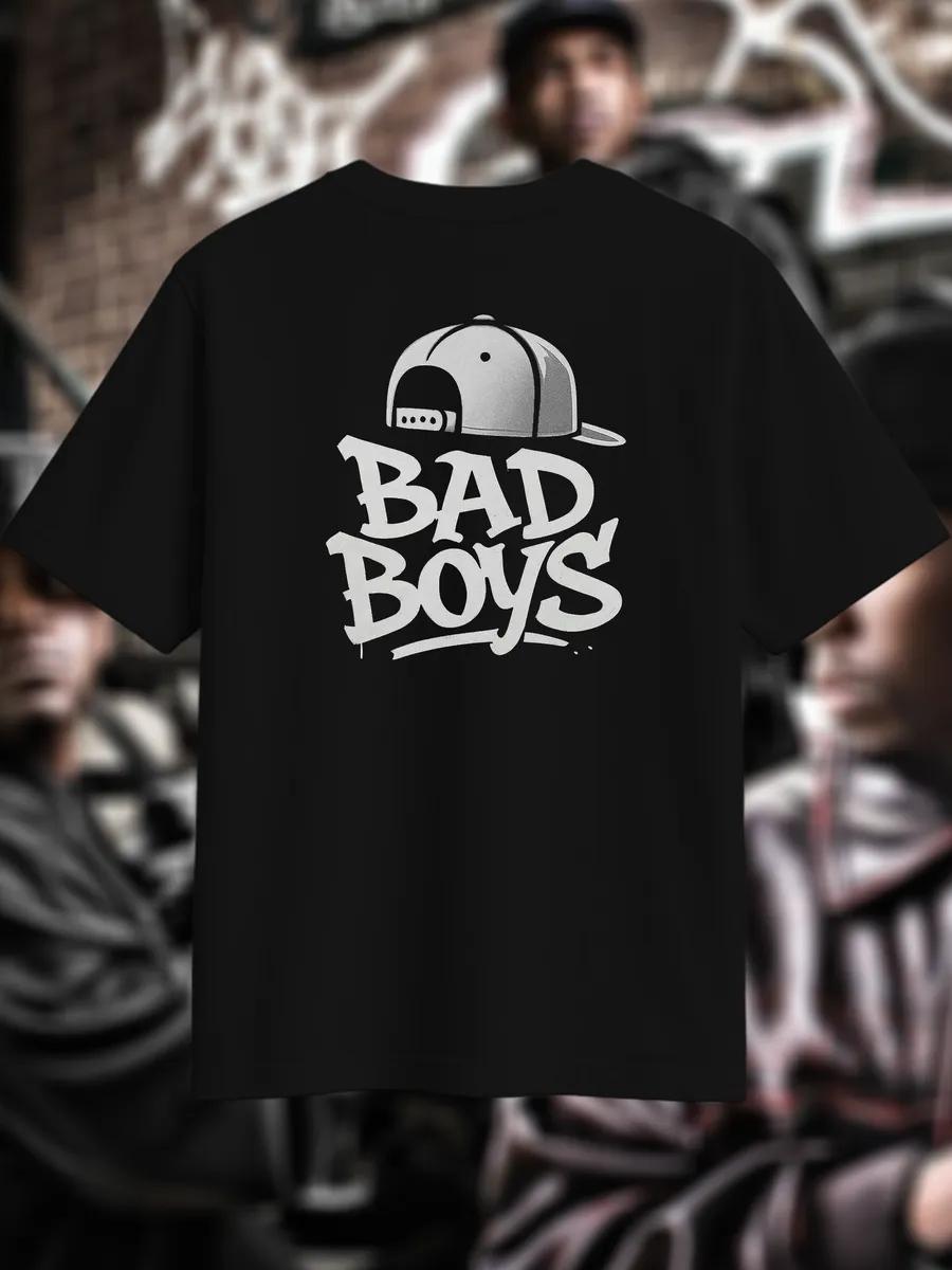Men s print cotton T-shirt XL