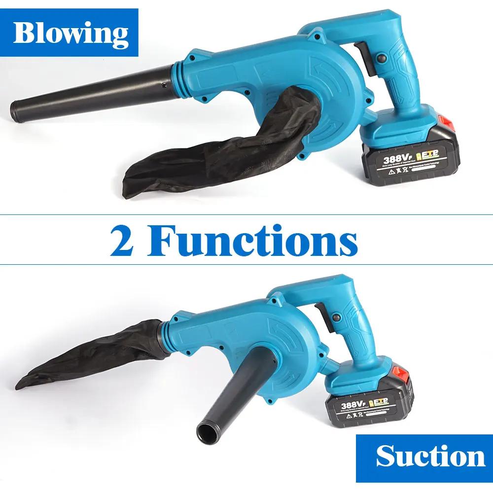 Handheld Leaf Computer Dust Collector Cleaner For Makita 18V Battery Cordless Electric Air Blower 2 In 1 Air Blower&Suction