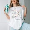 Floral Wildflower Tshirt Wild Flower T Shirt Nature Lover Tshirt Garden Cottagecore Tee Cottage Core Shirt