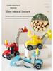 Wooden Assembly Toy Cars: Bulldozer, Repair Car, Fire Truck - Perfect Birthday Gift for Boys and Girls.