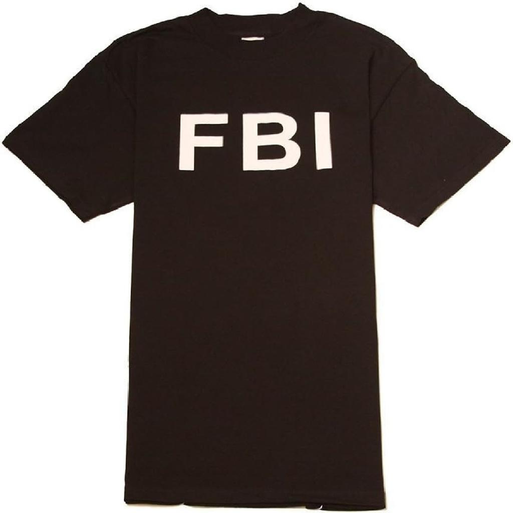 AAA Neues FBI T-Shirt, M Schwarz