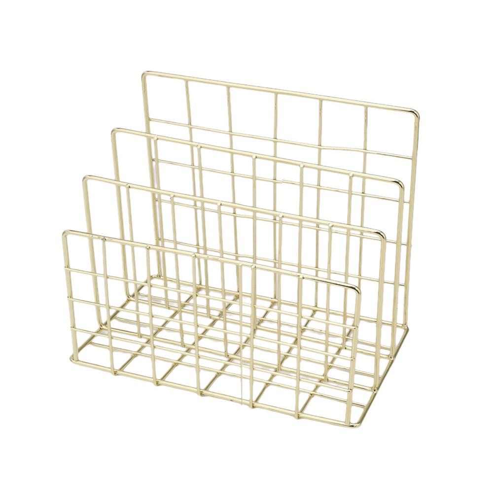 Durable Book Record Holder 3 Tier File Sorter Organizer Document Storage Shelf  Classroom