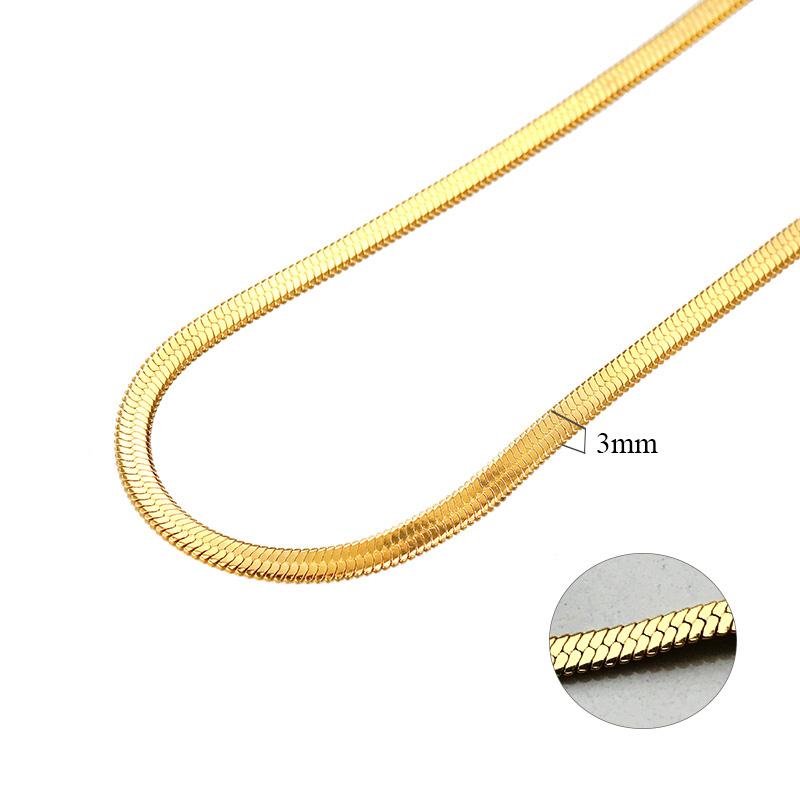 Minimalist Rope Chain Stainless Steel Choker Necklaces for Women 1-5MM Gold Color Metal Daily Wear Statement Collar Jewelry