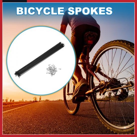 Bike Bicycle Spokes 14G 295MM Mountain Bike Spokes Steel 36 Pcs