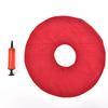 Aufblasbarer Gummiring, rundes Sitzkissen, medizinisches Hämorrhoidenkissen, Donut + Pumpe