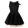 Elegant Sleeveless Slim Black Dress for Women's Summer Birthday Party