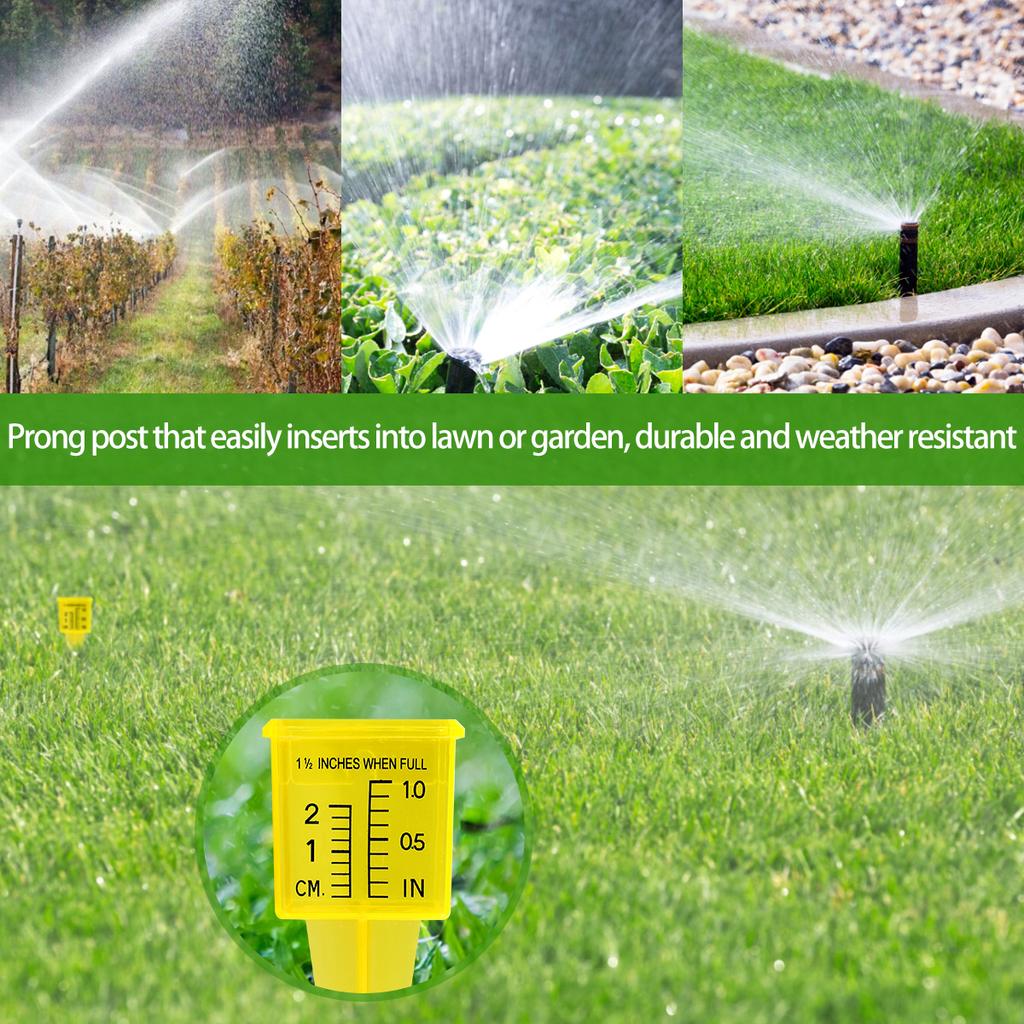 30/10PCS Rain Gauge Sprinkler Gauge For Lawn and Garden Water Measuring Tool Wide Mouth Sprinkler Rain Gauge for Lawn Backyard