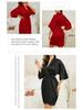 Women's Solid Color Silk-Like Pajama Robe - Long, Sexy Tie-Up Bathrobe & Loungewear