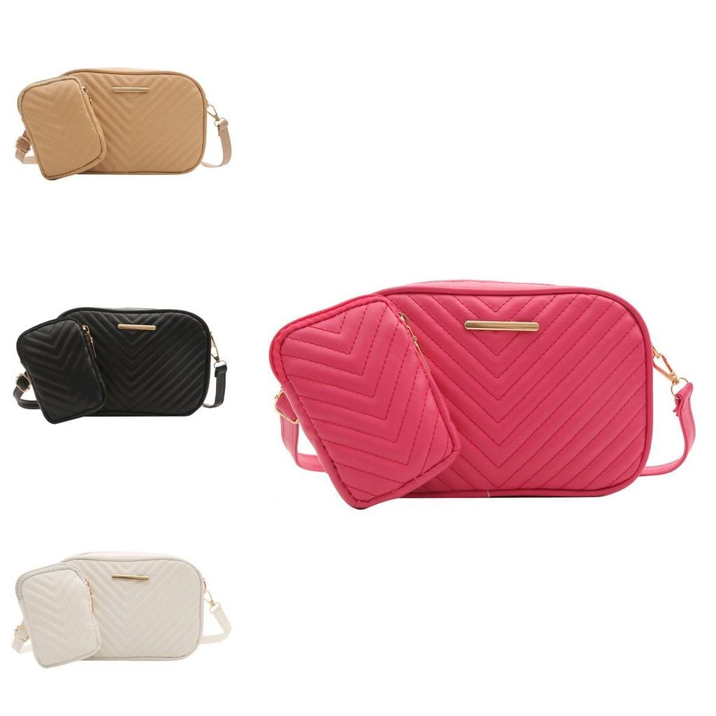 Fashionable Korean Inspired Solid Color Small Square Handbag 2024 New Trendy Design With Adjustable Shoulder Strap For Comfort