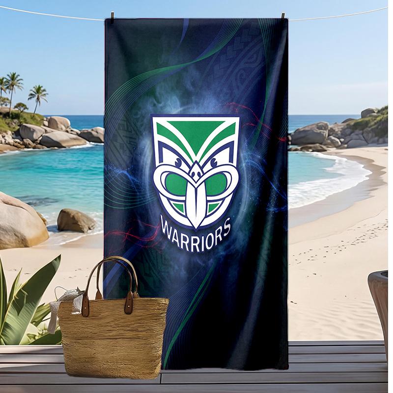 Asciugamano da Spiaggia Wigan Warriors Stampa Morbido Portatile Asciugatura Rapida?Asciugamano Asciutto Per Piscina Vacanza Estiva Sport all'Aperto