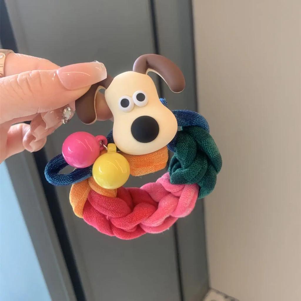 Cute Animal Scrunchies For Hair Accessories Elastic Soft Ponytail Holder Hair Ties Ropes for Teens Girls Women Birthday Gift