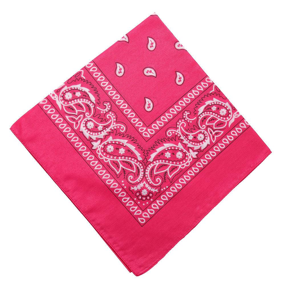 Cotton Bandana Scarf with Paisley Print Square Head Scarf Lightweight Breathable Fabric Versatile Use for Outdoor Activities and Everyday Wear