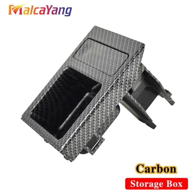 

Качественный автомобильный держатель для чашки с водой на центральной консоли, держатель для бутылки с напитком, лоток для монет для Bmw 3 серии E46 318I 320I 98-06 51168217953 Carbon Storage Box