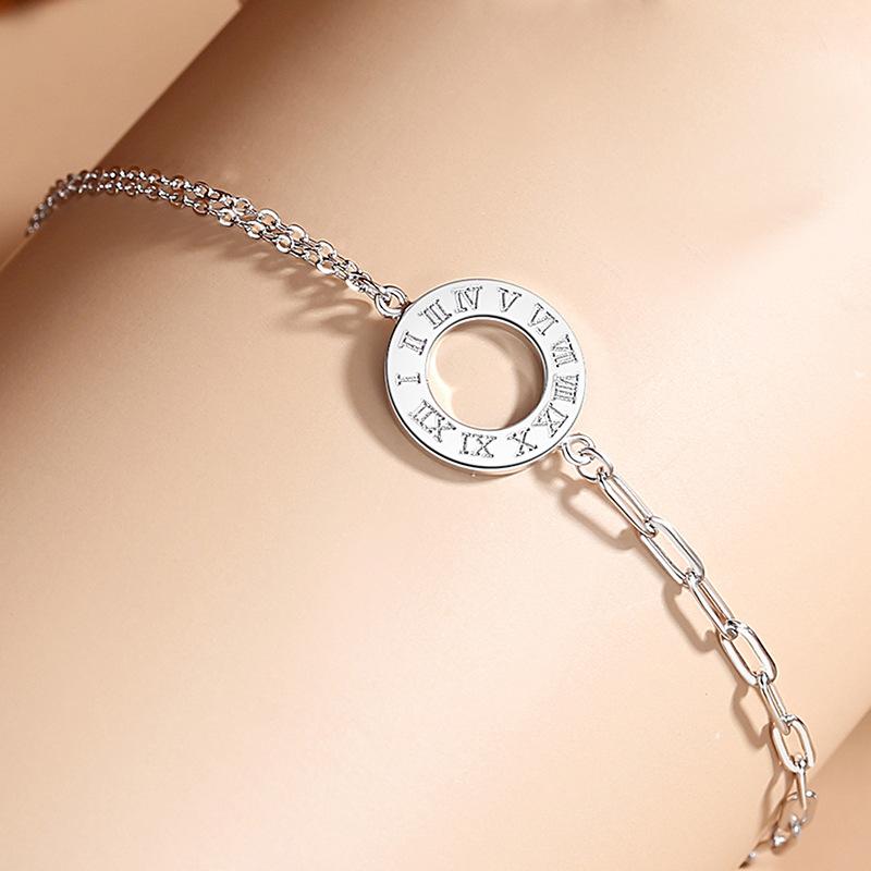 

Танциз Стерлингового Серебра 925 пробы с Цирконом Браслет Ювелирные Изделия Геометрический Бисер Цепи Браслеты Мода Изящный Свадебный Подарок для Подруги Женщины серебряный