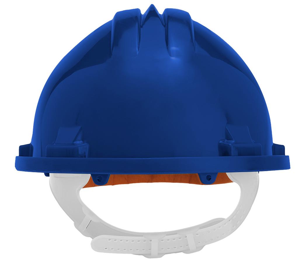 Certified safety helmet, blue