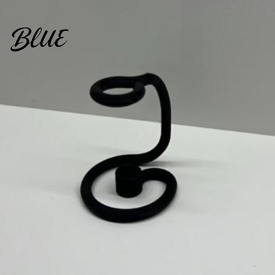 Unique Styling Stationery Display 3D Printed Pen Holder with Stable Base, Desktop Smooth Burr-free Stand, Minimalist Art Sculpture for Home