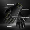 1Pair Wear-resistant Breathable Non-slip Cycling Touch Screen Full Finger Gloves Suitable for Outdoor Sports Riding On the Field Camping Training