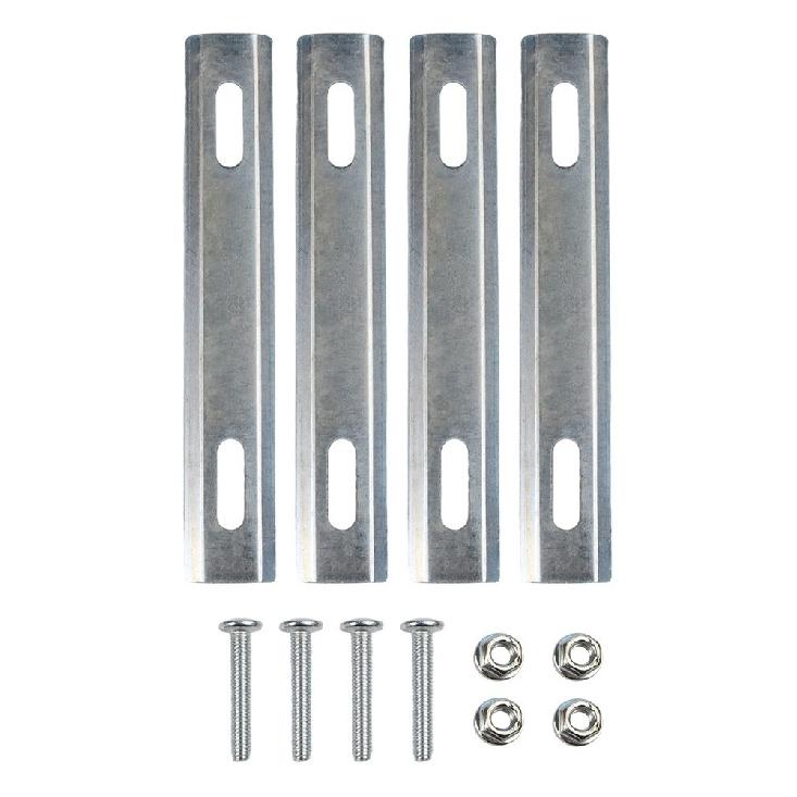 Bicycle Rear Rack Basket Adapter Designed for Mountain Bikes and Ebikes серебряный