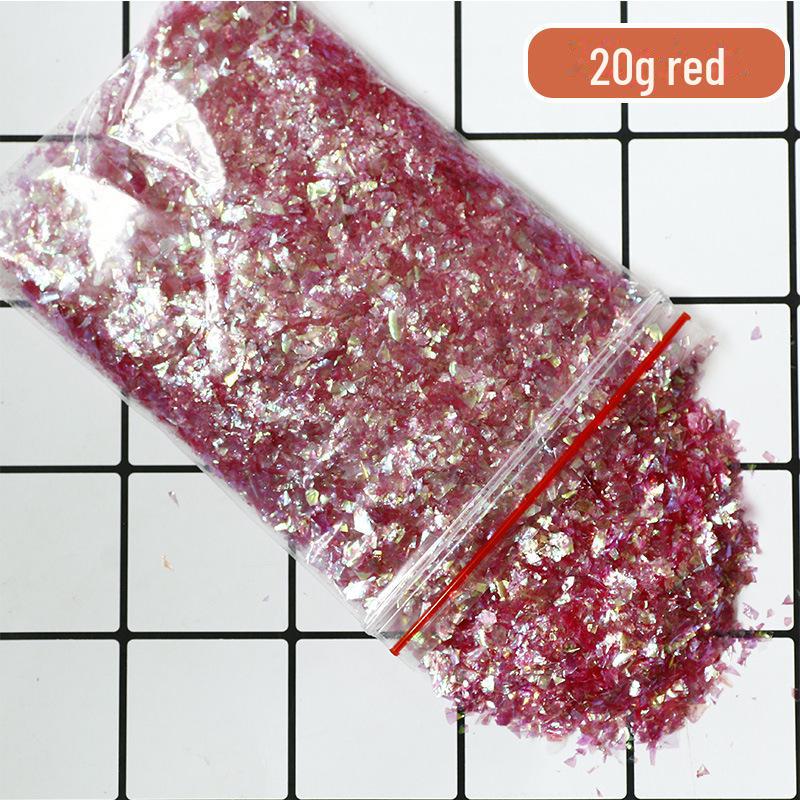 13 Colors 20g Crystal Glue Slime Sealer: Candy, Shredded Paper, Shell Paper Decoration DIY Material
