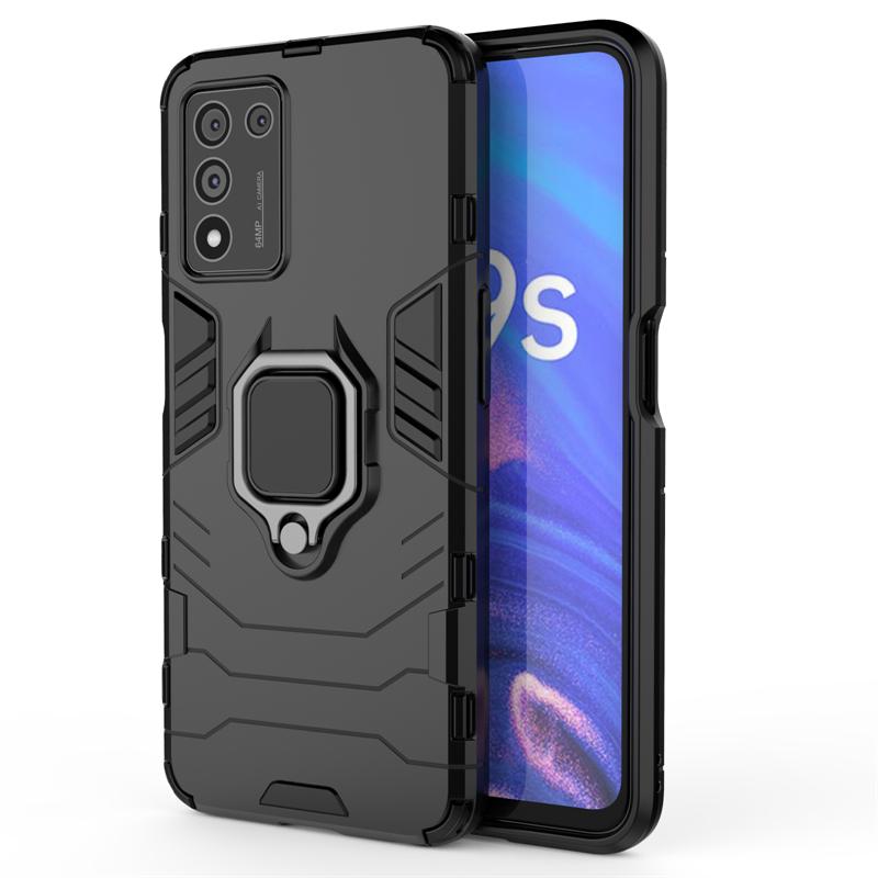 

Для чехла Oppo Realme Q3S Чехол-броня Магнитная присоска Подставка Полная защита Для чехла-накладки Realme Q3S 5G Для Realme Q3S Q3T Q3i Q3 Pro 7 8i GT Master Explorer