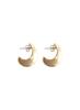 Sundaydiscoclub Chubby Hoop Earrings Gold