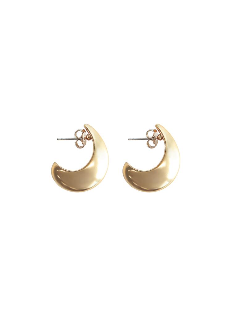Sundaydiscoclub Chubby Hoop Earrings Gold