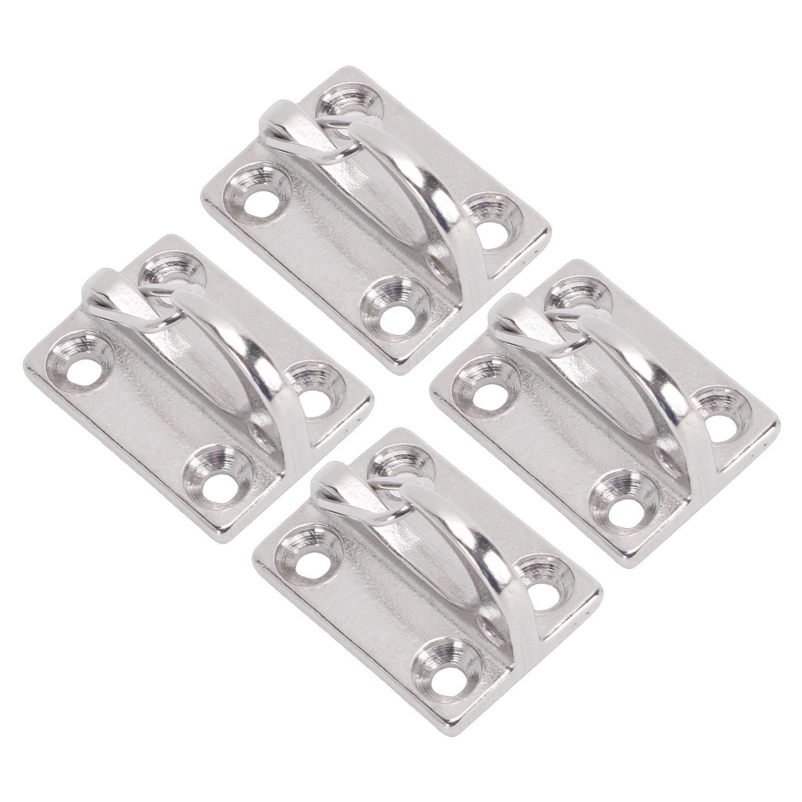 

4pcs Boat Spring Snap Hook Stainless Steel Marine Bumper Hanger Clothes Coat Hanging Hook for Boat Sail Tug Ship Home