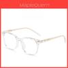 Tr90 Square Eyeglass Frame For Men And Women With Blue Light Blocking Lens For Fashion Casual Wear