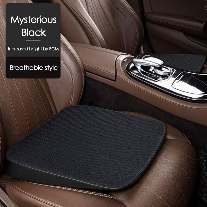 Adult Car Booster Seat Heightening Wedge Car Seat Cushion Chair Pad Breathable Car Accessory For Short Drivers People Women Men