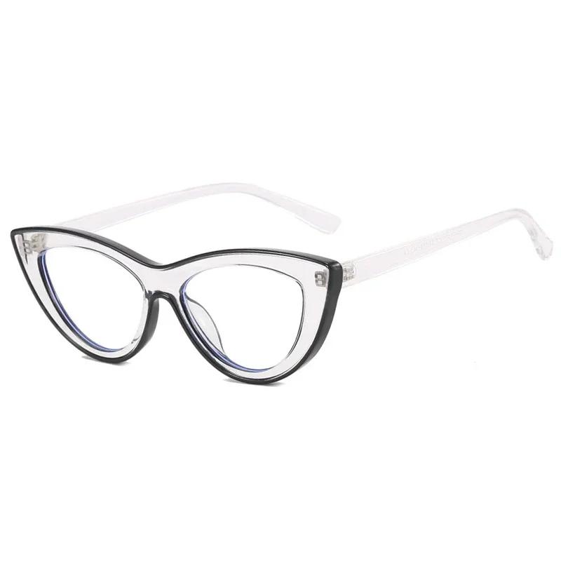 Stylish Cat Eye Glasses Women Men Transparent Eyewear Brand Designer Cute Clear Eyeglasses Fashion Optical Frame