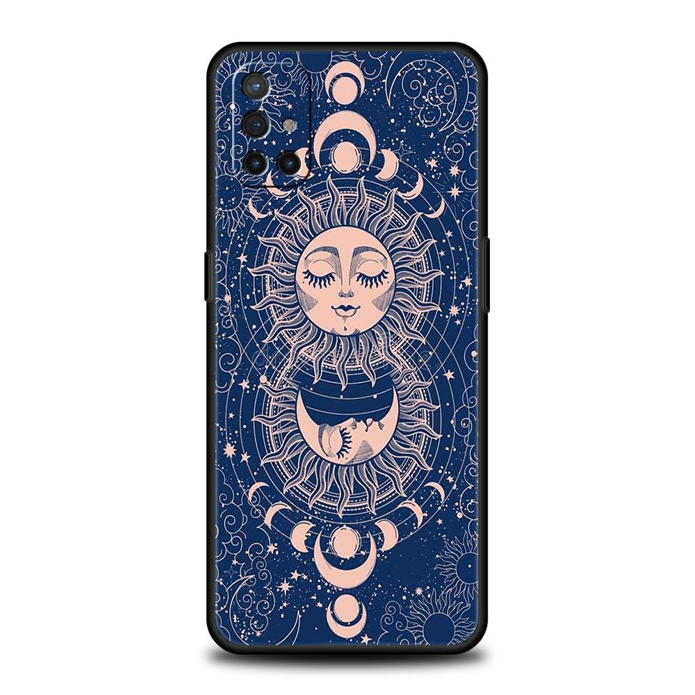 Phone Case For Oneplus 13R 12R 10R 13 12 11 10T Nord N100 N10 Z N30 CE 3 2 2T Pro Lite 5G Soft TPU Cover Funny Sun Moon Face Bag