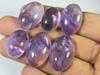 Purple Ametrine Cabochon Oval Shape Loose Natural Gemstone?06Pcs Lot 20-28MM RQ-2765